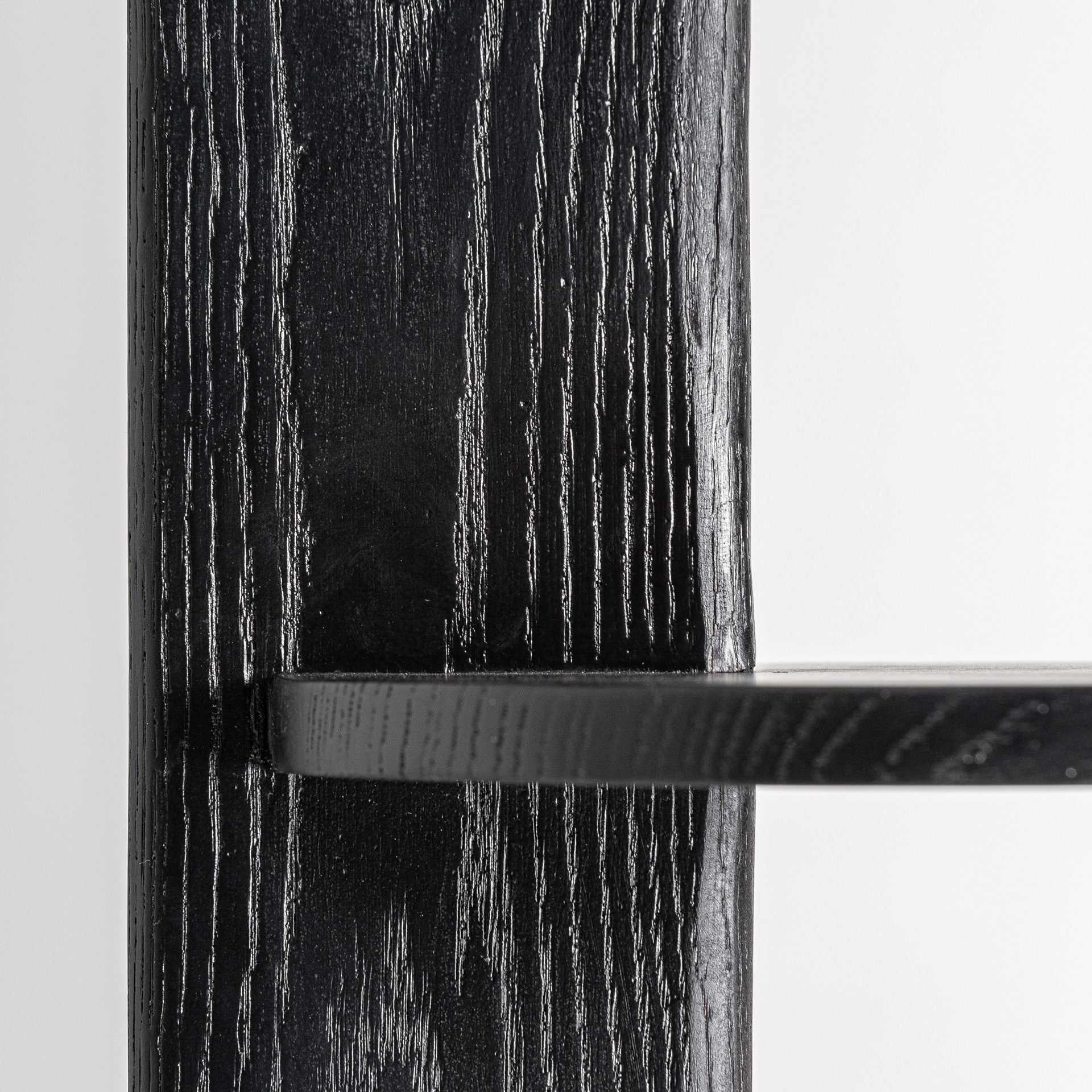 Bambua Nara libreria rovere nero marmo 123 cm