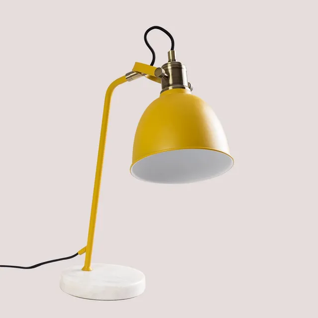 Sklum Louise Lampada da Tavolo Marmo Giallo Curry
