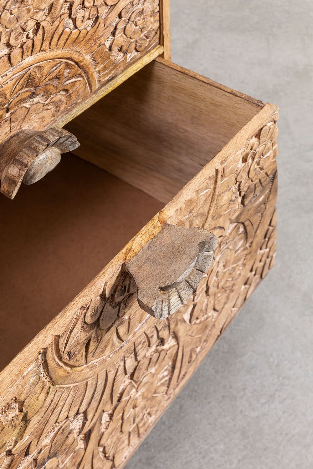 Sklum Wiluna comodino 2 cassetti legno mango