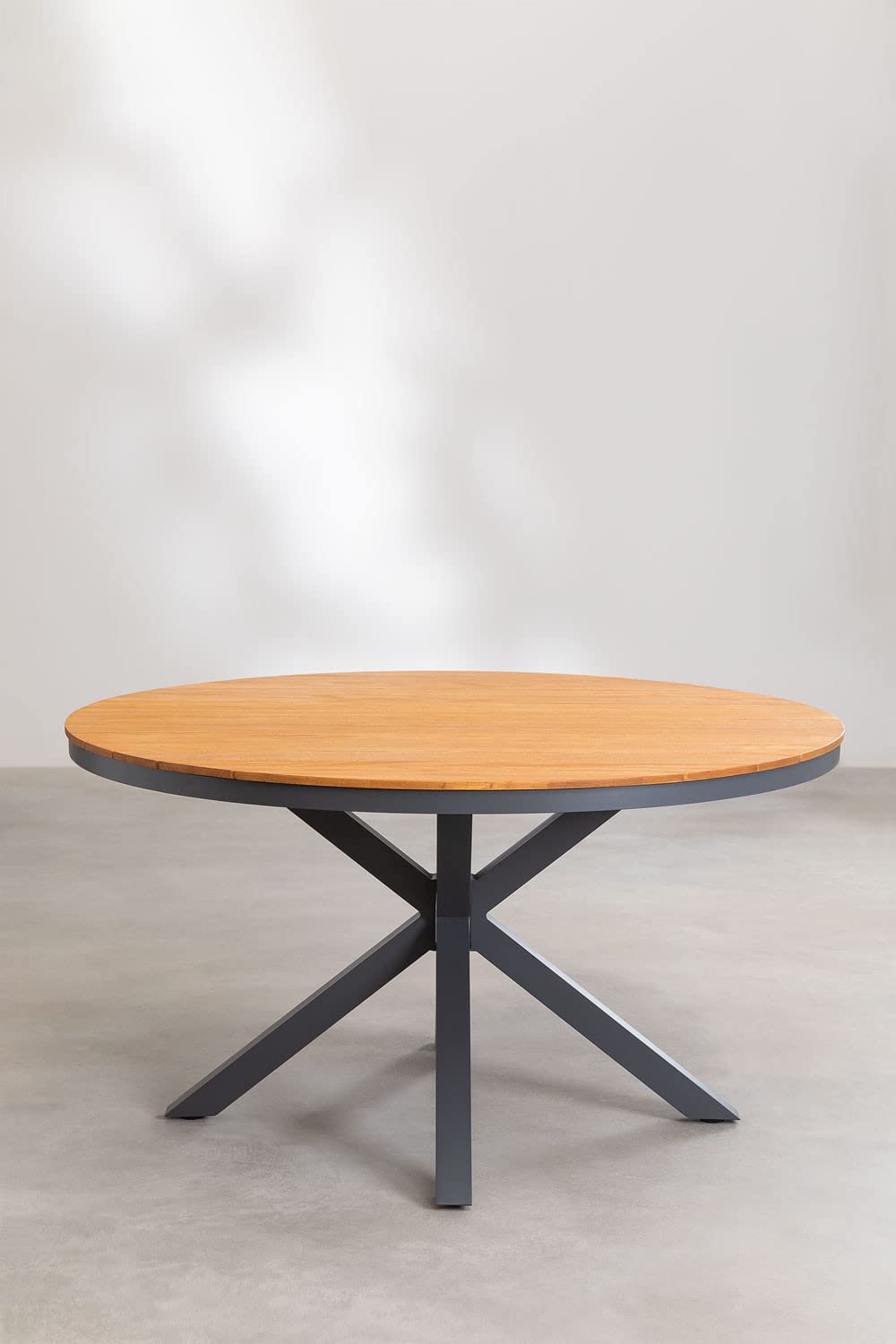 Sklum Archer tavolo giardino rotondo antracite Ø140 cm