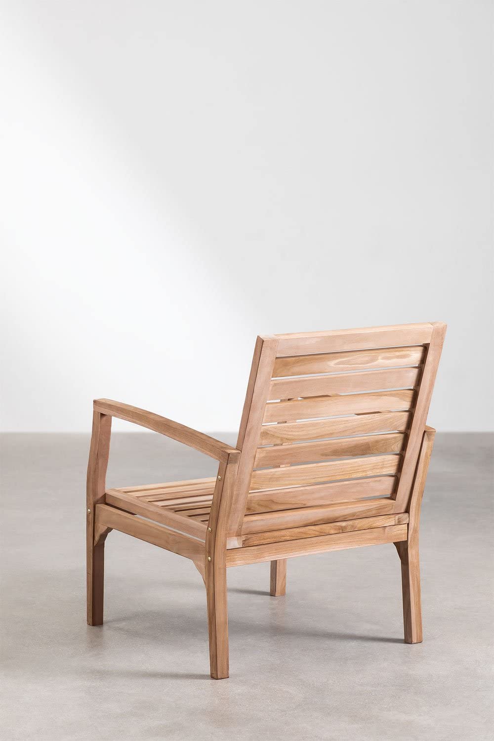 Sklum Adira Poltrona da Giardino in Teak con Braccioli
