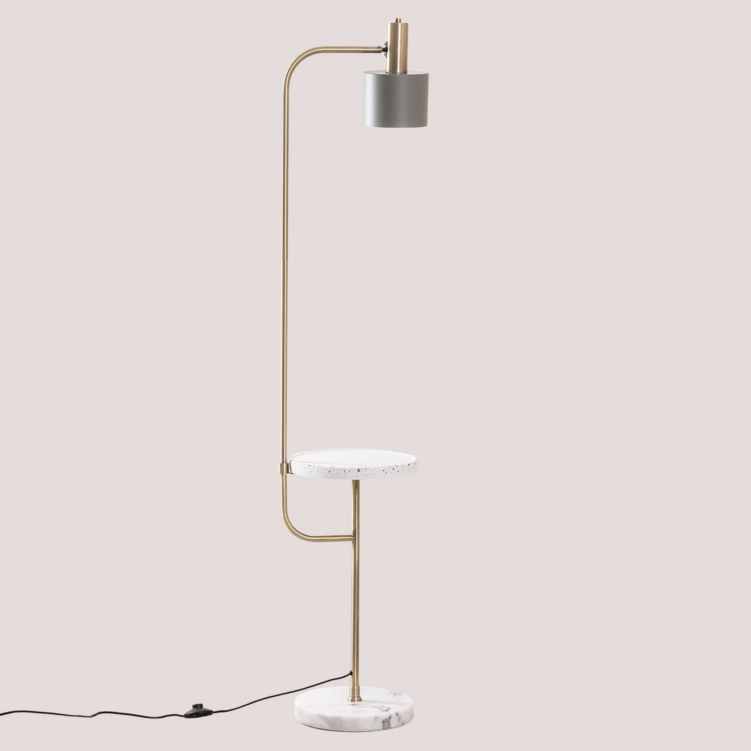 Sklum Águeda piantana con tavolo celadon E27