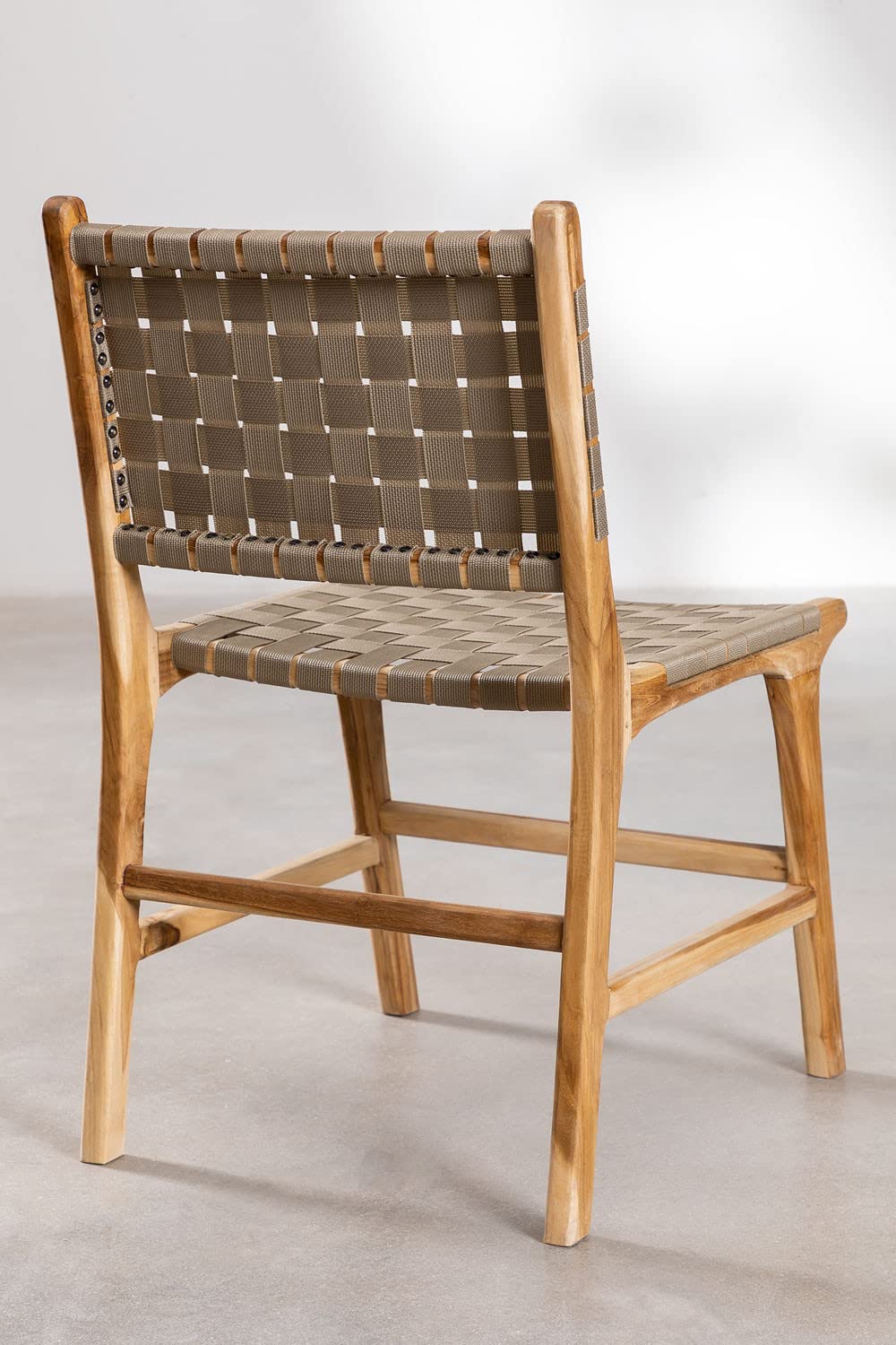 Sklum Diama Style sedia giardino teak beige 50x60