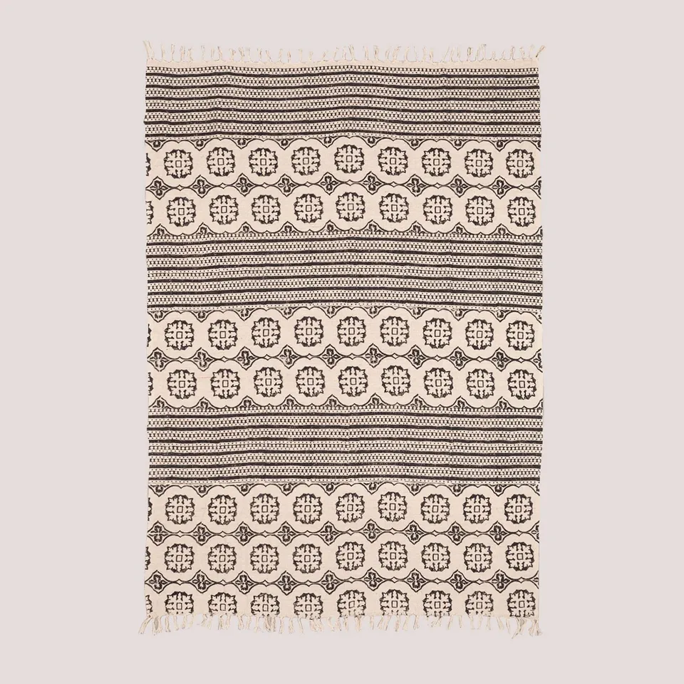 Sklum Viana Ethnic Coperta Plaid Cotone 137x191 cm