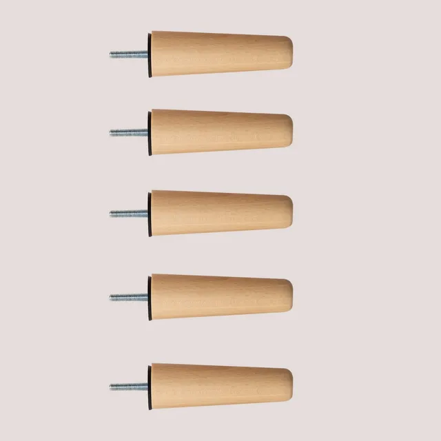 Sklum Kata set gambe divano modulare legno acciaio