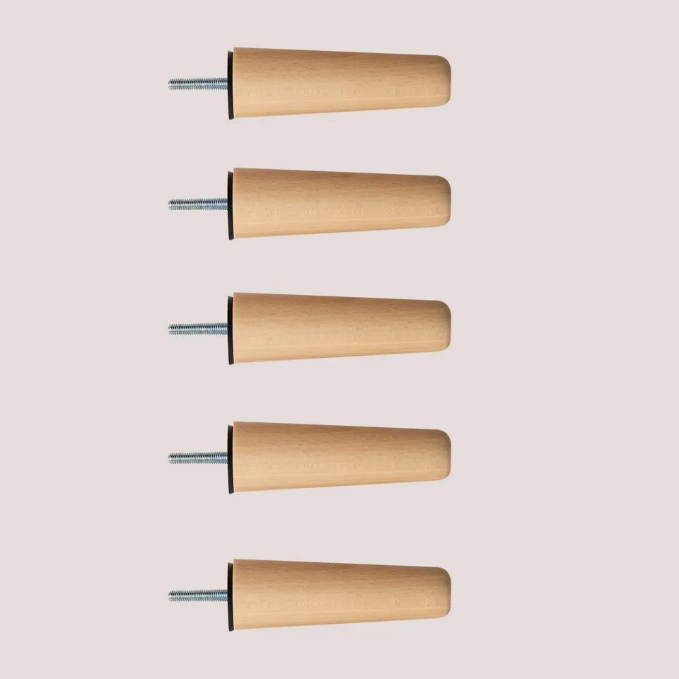 Sklum Kata set gambe divano modulare legno acciaio