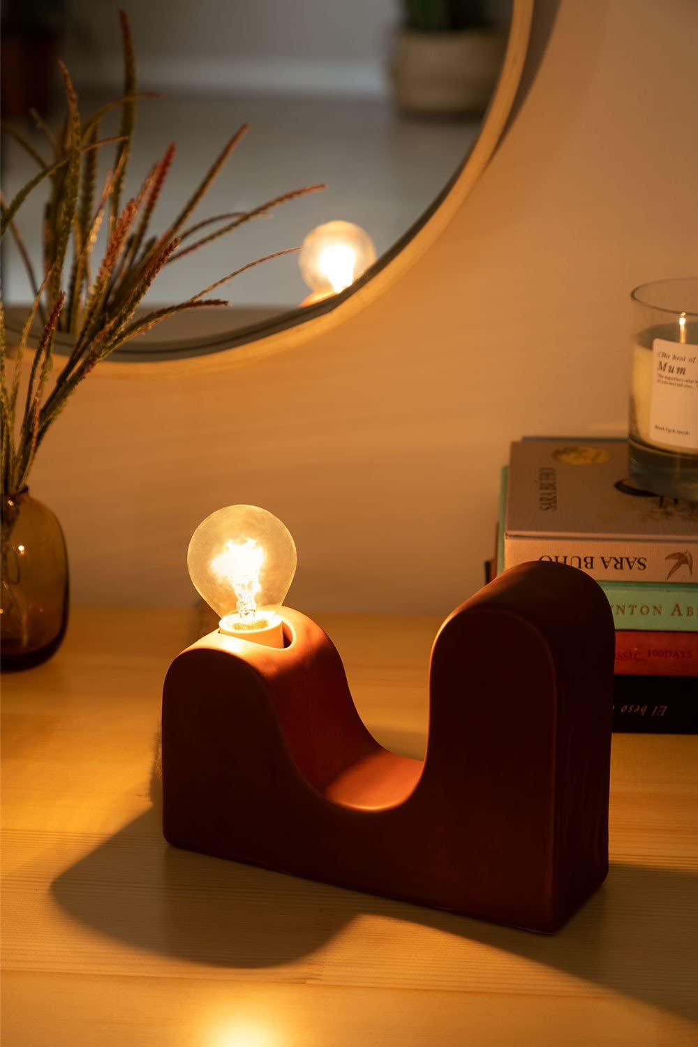 Sklum Ziro Lampada da Tavolo Ceramica Terracotta