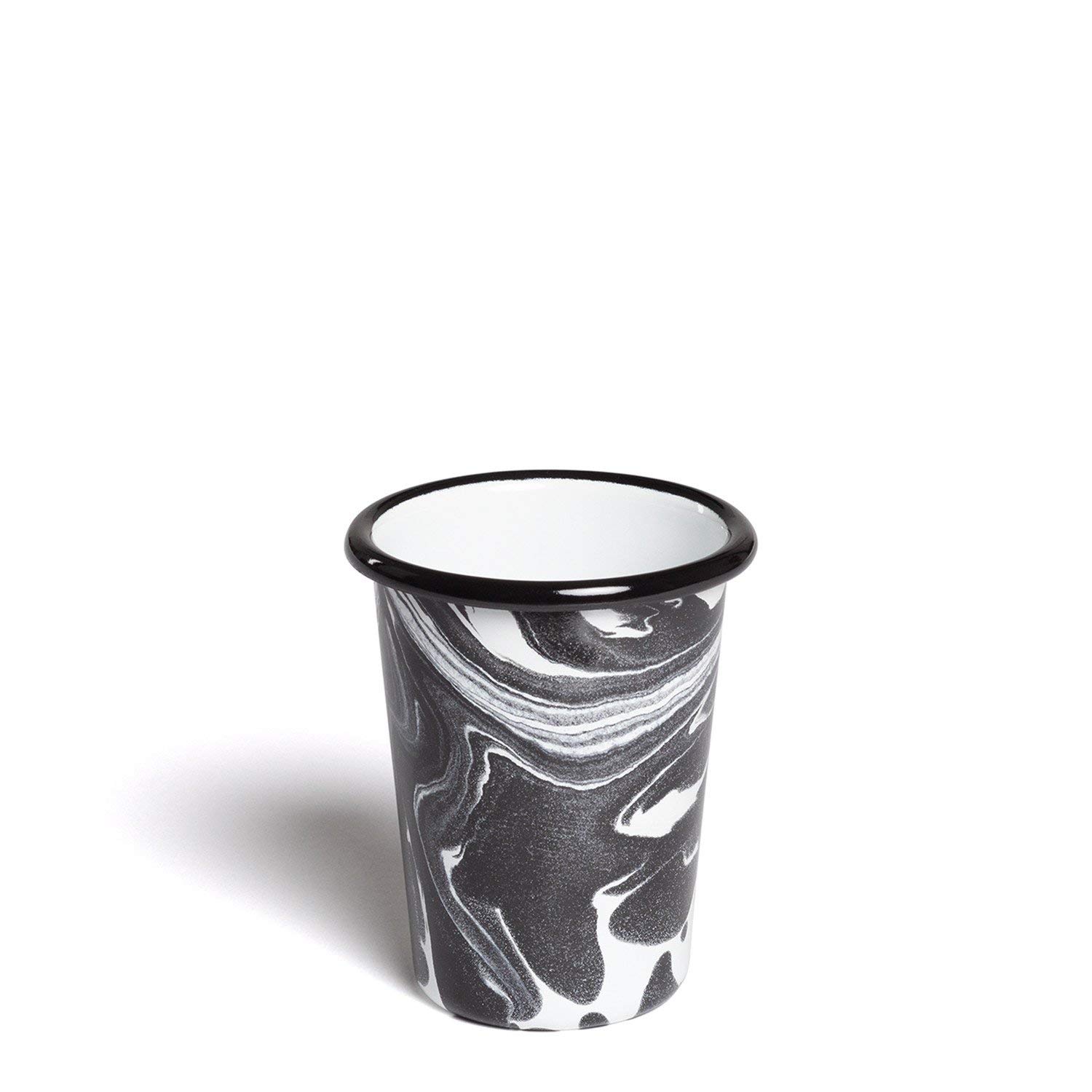 Sklum Mahr by Bornn vaso nero Ø8,5 cm smaltato