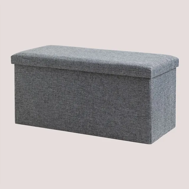 Sklum Gipto Baule Contenitore 75 cm Poliestere Cotone