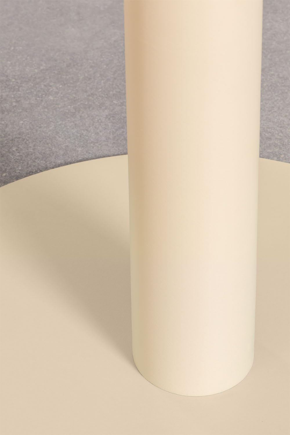 Sklum Mizzi tavolo giardino metallo beige 70x70 cm
