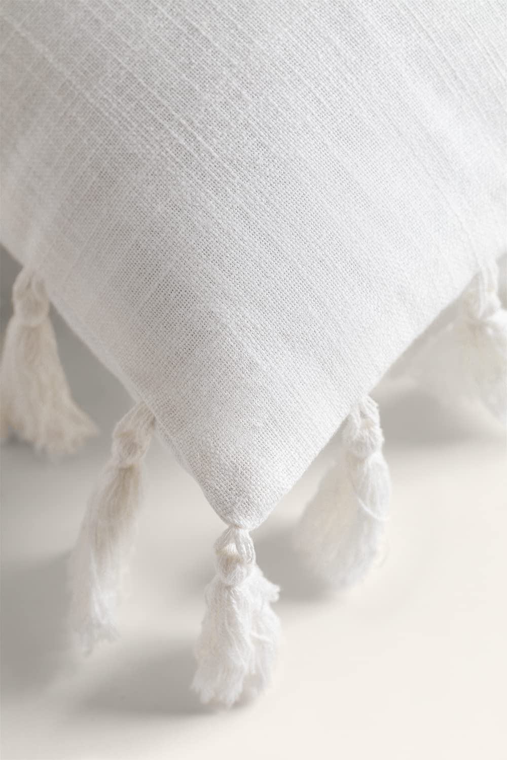 Sklum Laurent Cuscino Quadrato Cotone 45x45 Bianco