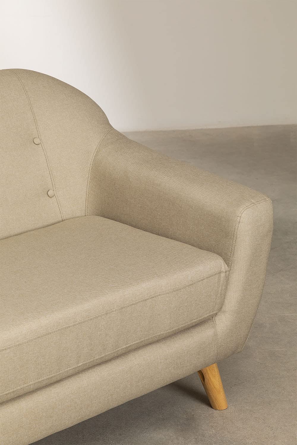 Sklum Aktic Divanetto 2 Posti Lino 148x83 cm Beige