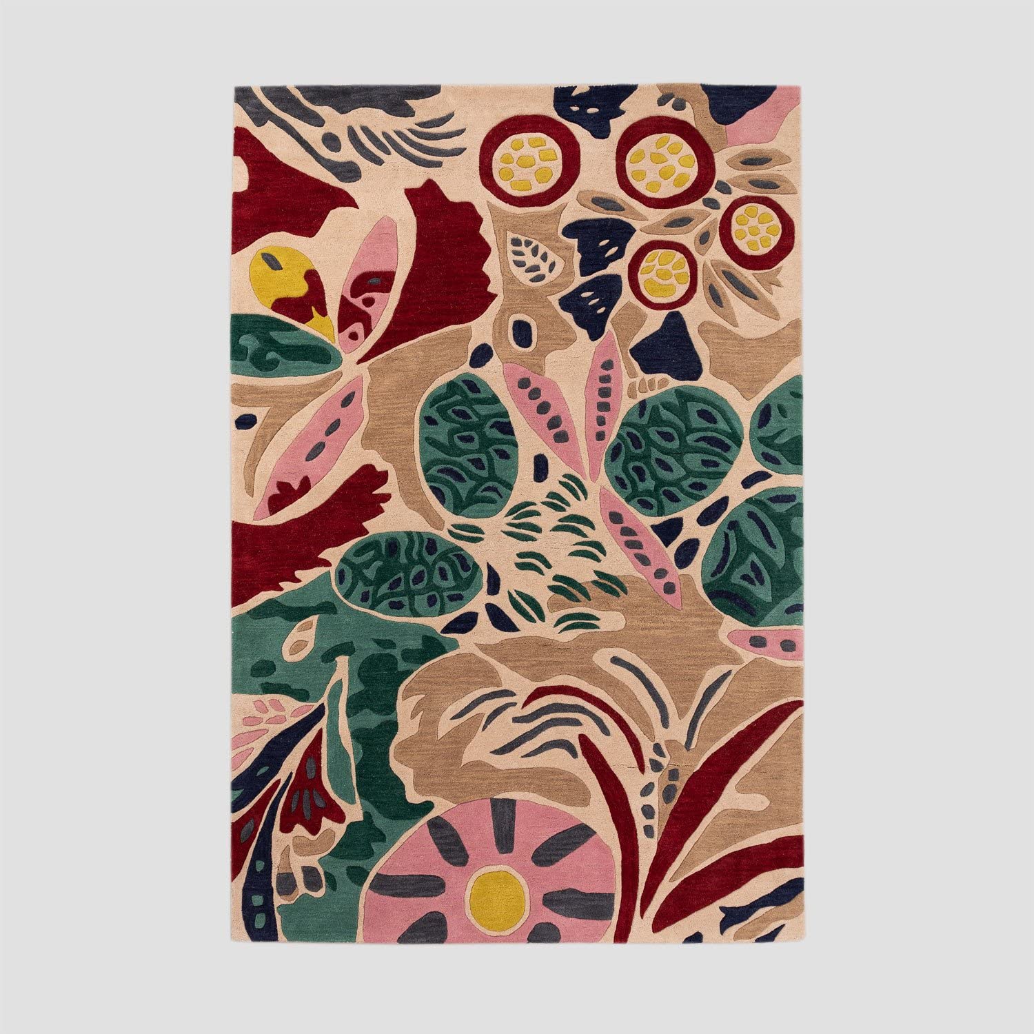 Sklum Manila tappeto in lana 240x160 cm botanico