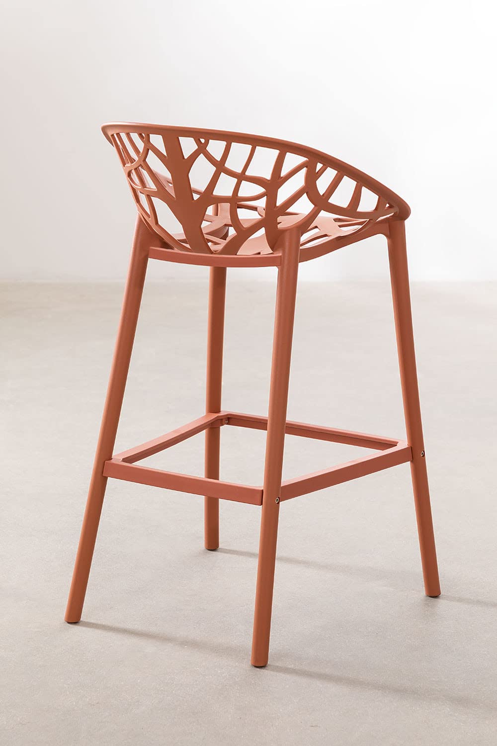 Sklum Ores sgabello alto da giardino terracotta 65 cm