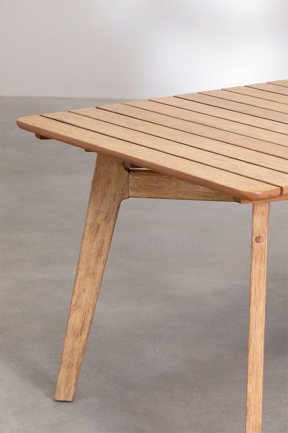 Sklum Naele 180x90 cm tavolo da giardino rettangolare eucalipto