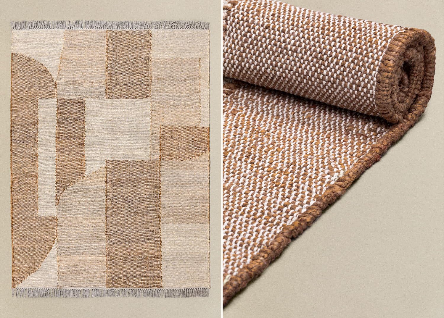 Sklum Davina Tappeto Juta Cotone 240x160 cm Geometrico