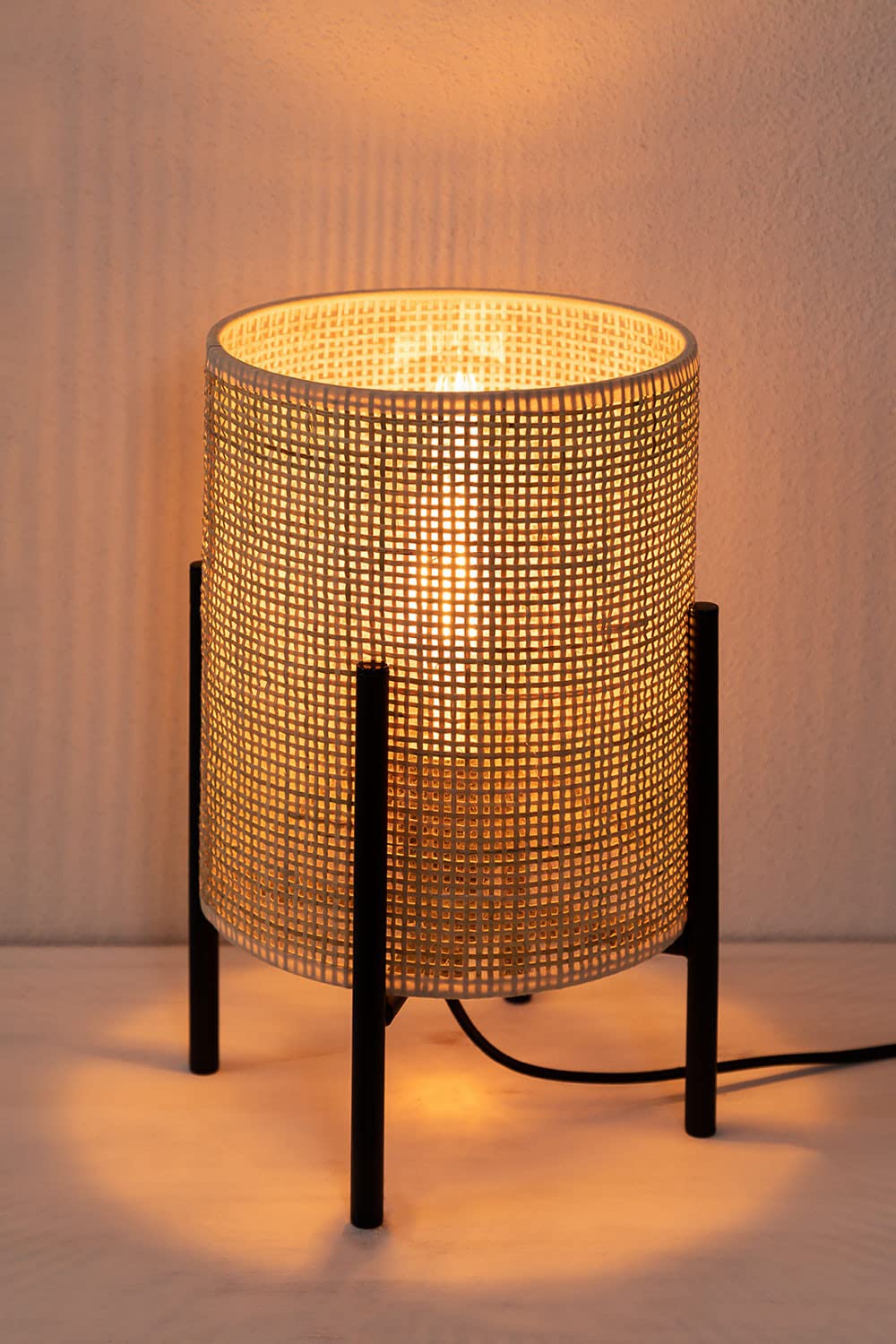 Sklum Tubber Lampada da Tavolo in Rattan 20 cm