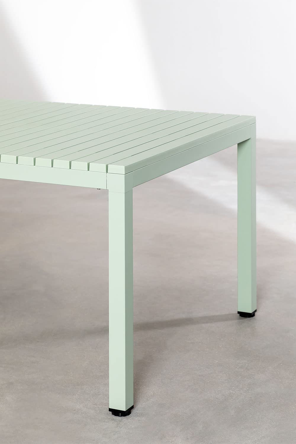 Sklum Marti tavolo da giardino alluminio 210x100 celadon