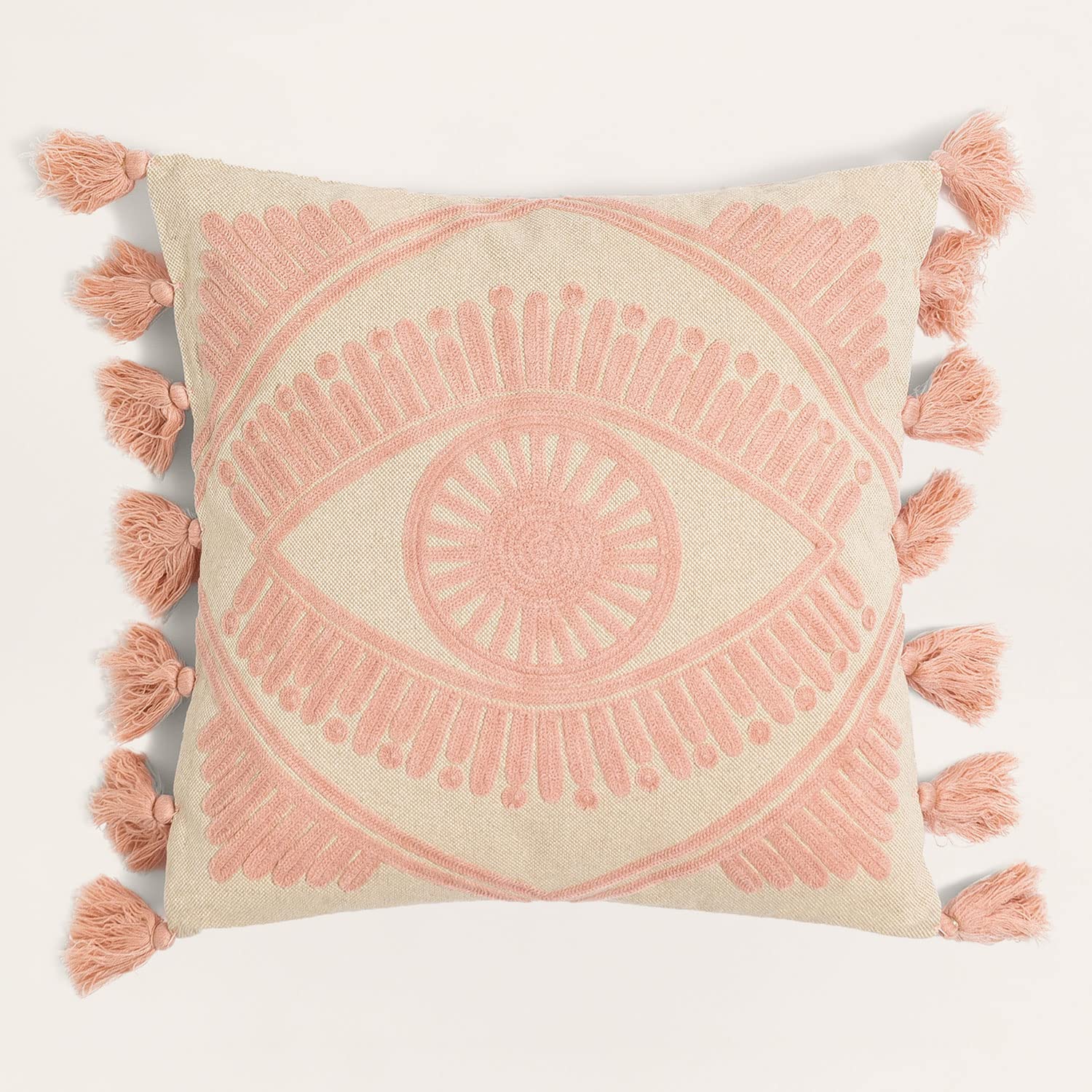 Sklum Osvid Cuscino Cotone 45x45 cm Rosa