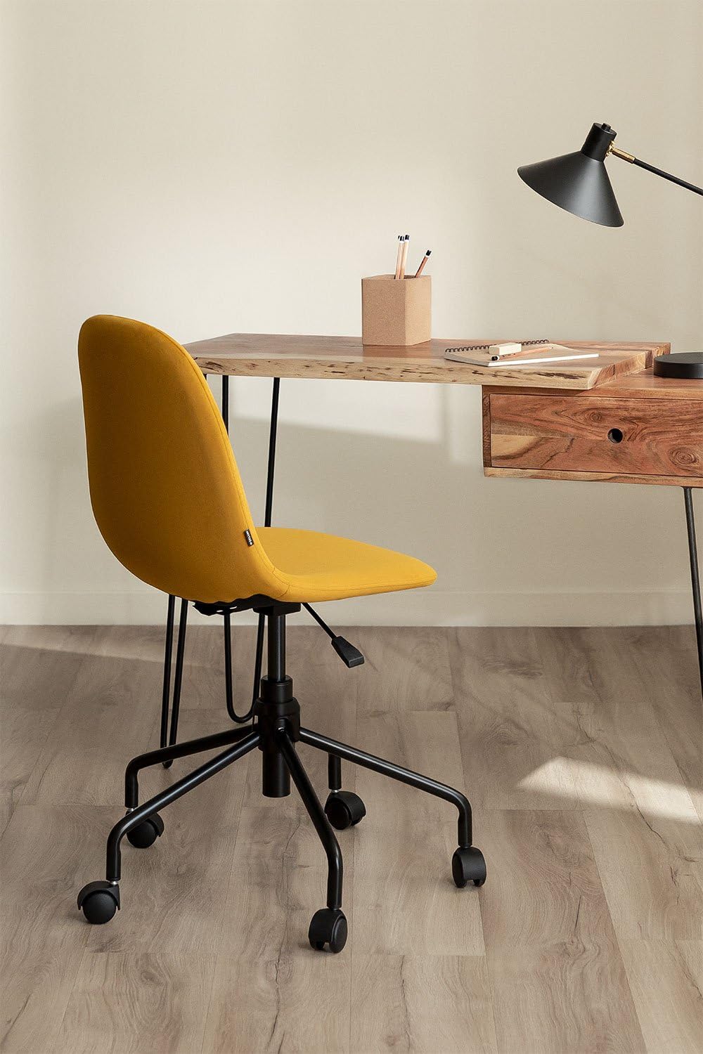 Sklum Glamm sedia ufficio velluto regolabile