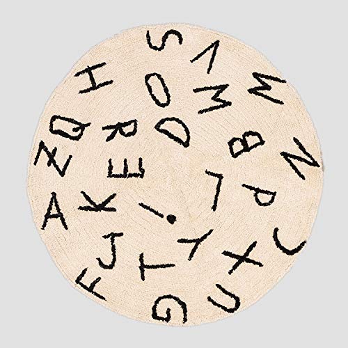 Sklum Letters Kids C tappeto rotondo cotone 104 cm