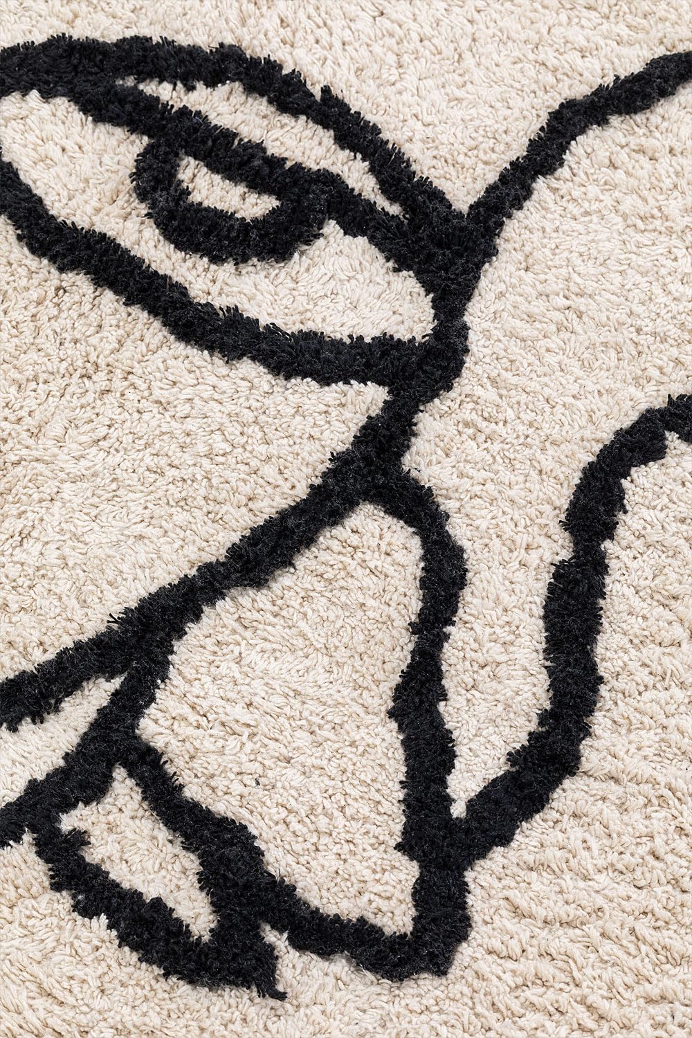 Sklum Fasy tappeto in cotone 180x150 cm beige crema