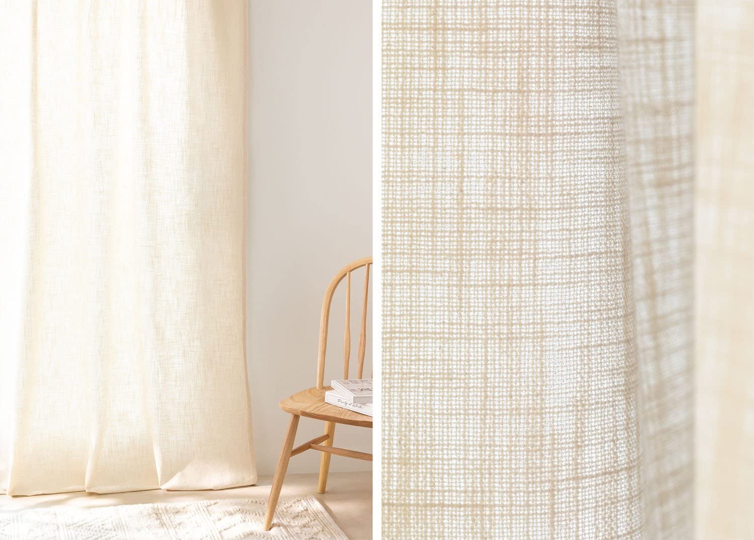 Sklum Neidra Tenda Cotone Beige 140x260 cm