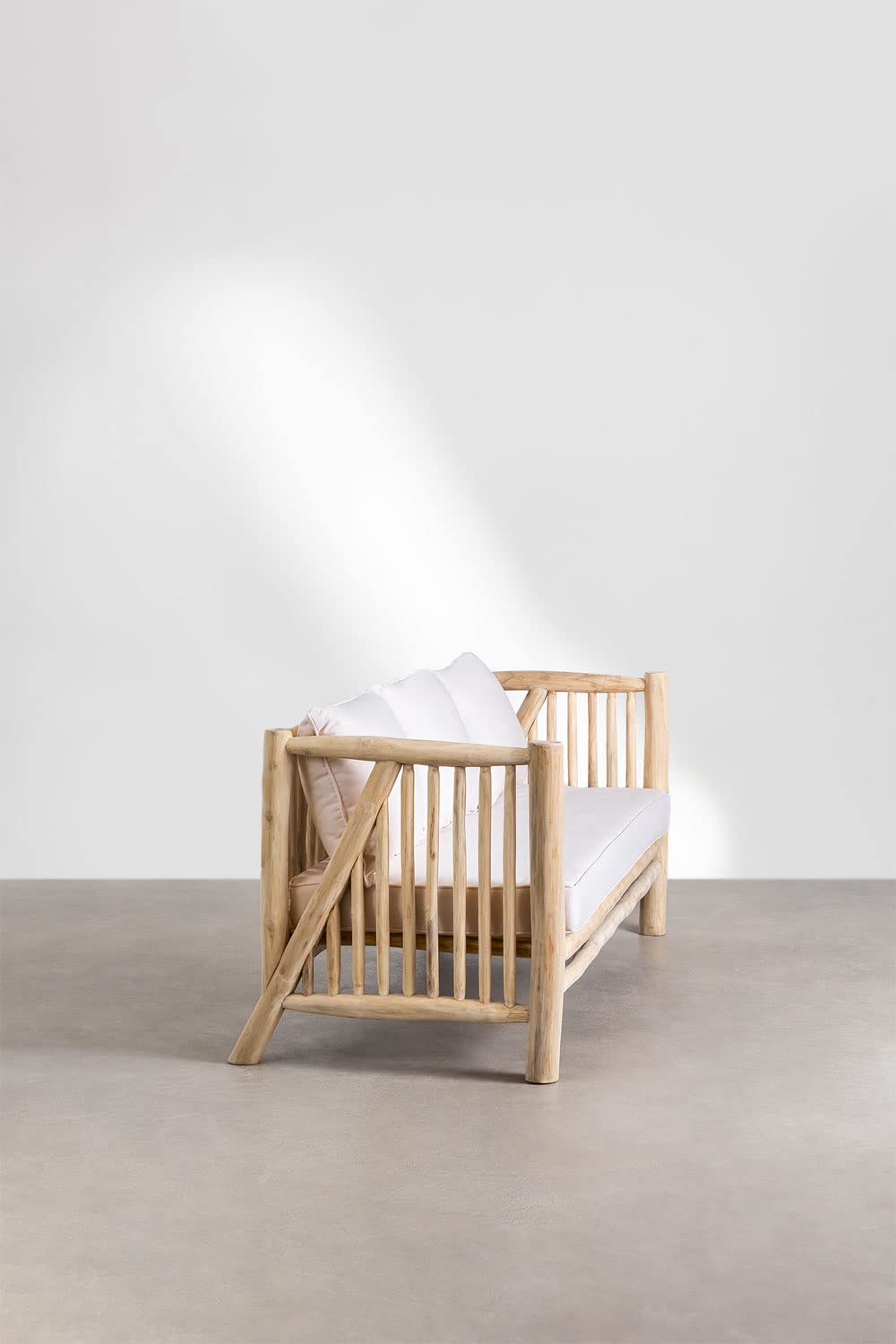 Sklum Narel divano giardino 3 posti teak 180 cm