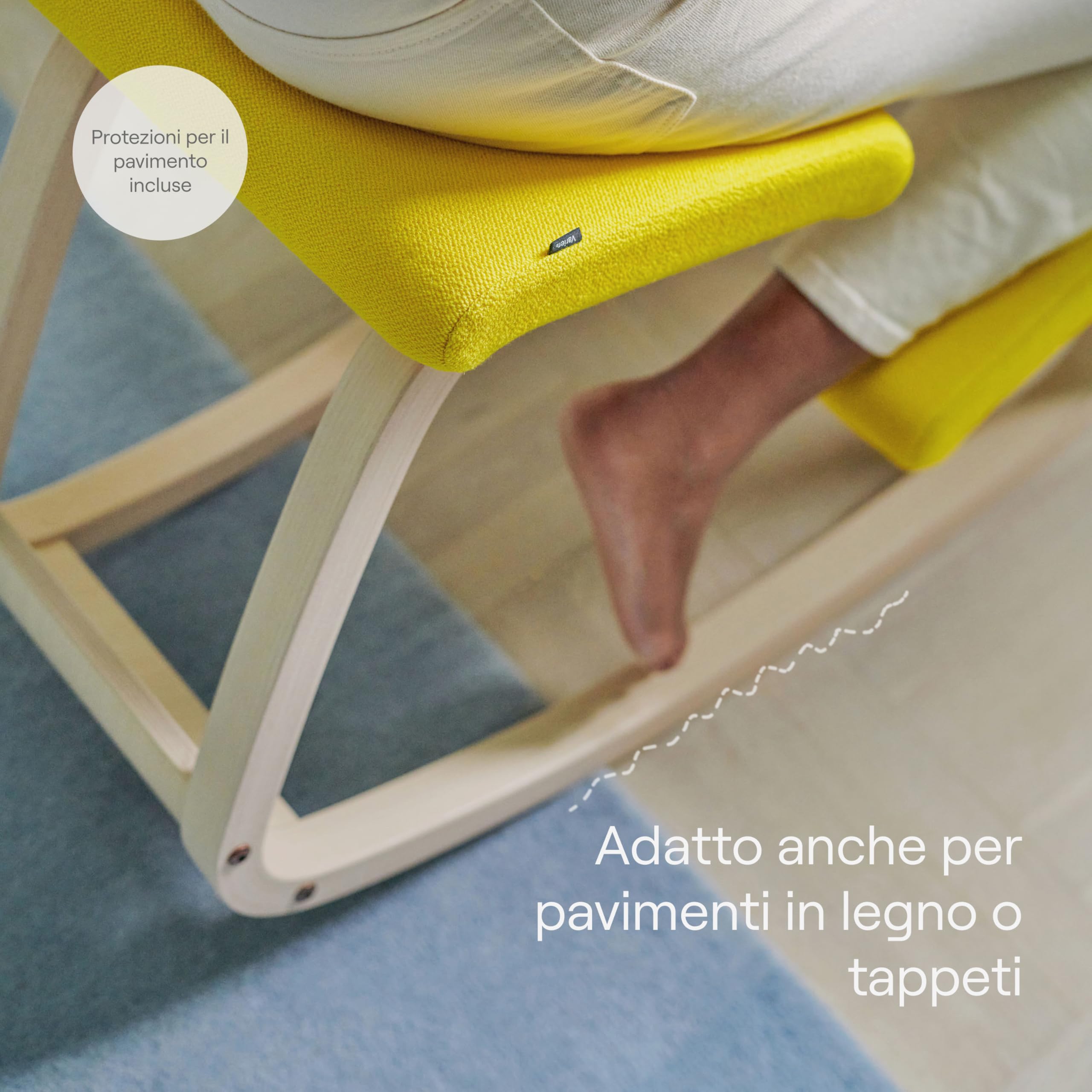 Varier Variable sedia ergonomica a dondolo naturale grigia