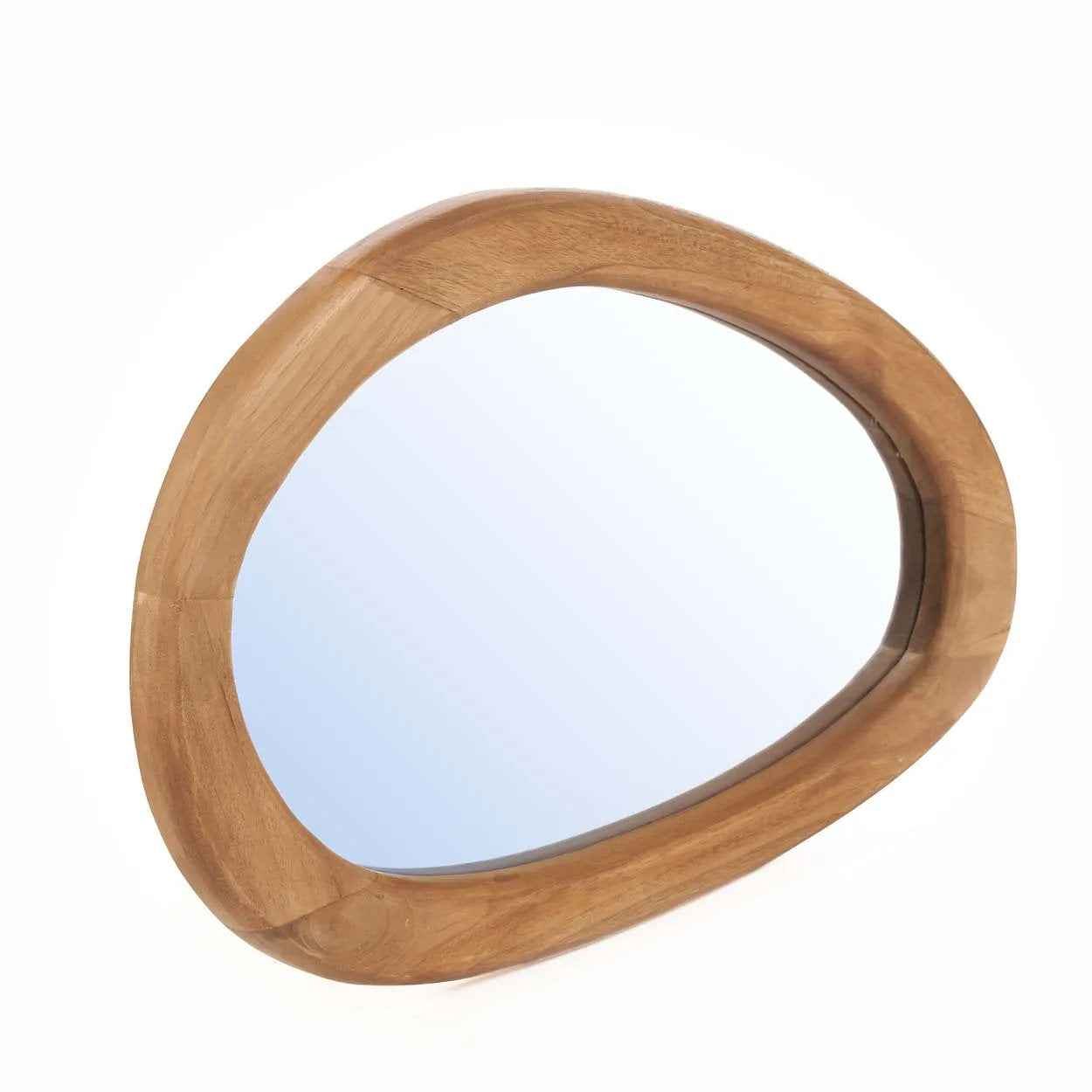 Bambua Organic Specchio da Parete in Teak M Naturale