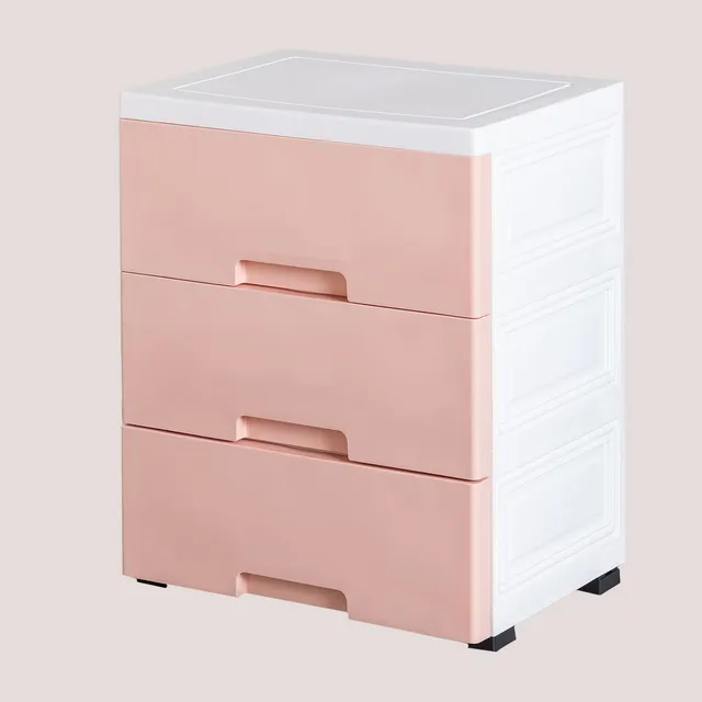 Sklum Beysi cassettiera rosa quarzo in polipropilene
