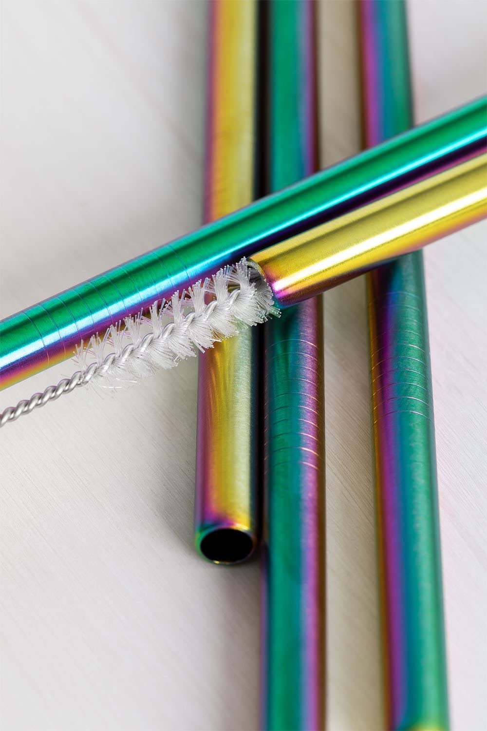 Sklum Sthar cannucce acciaio 6 pezzi iridescenti opache