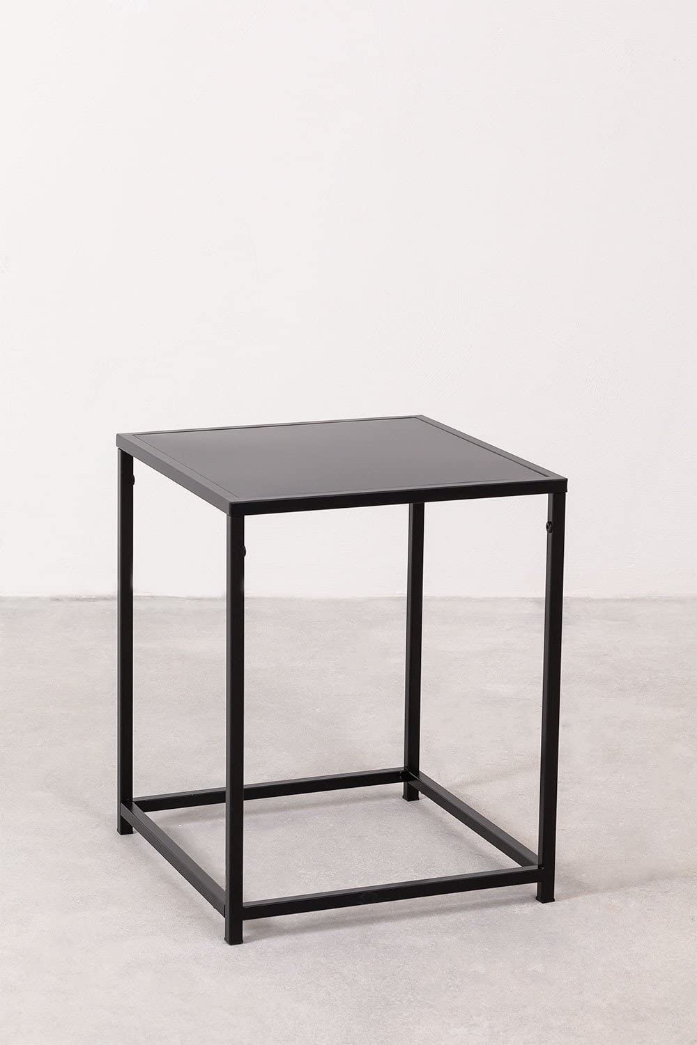 Sklum Thura tavolino acciaio nero 37 cm