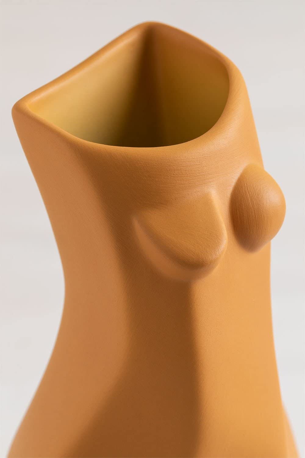 Sklum Josefine Vaso Ceramica 22 cm Mostarda