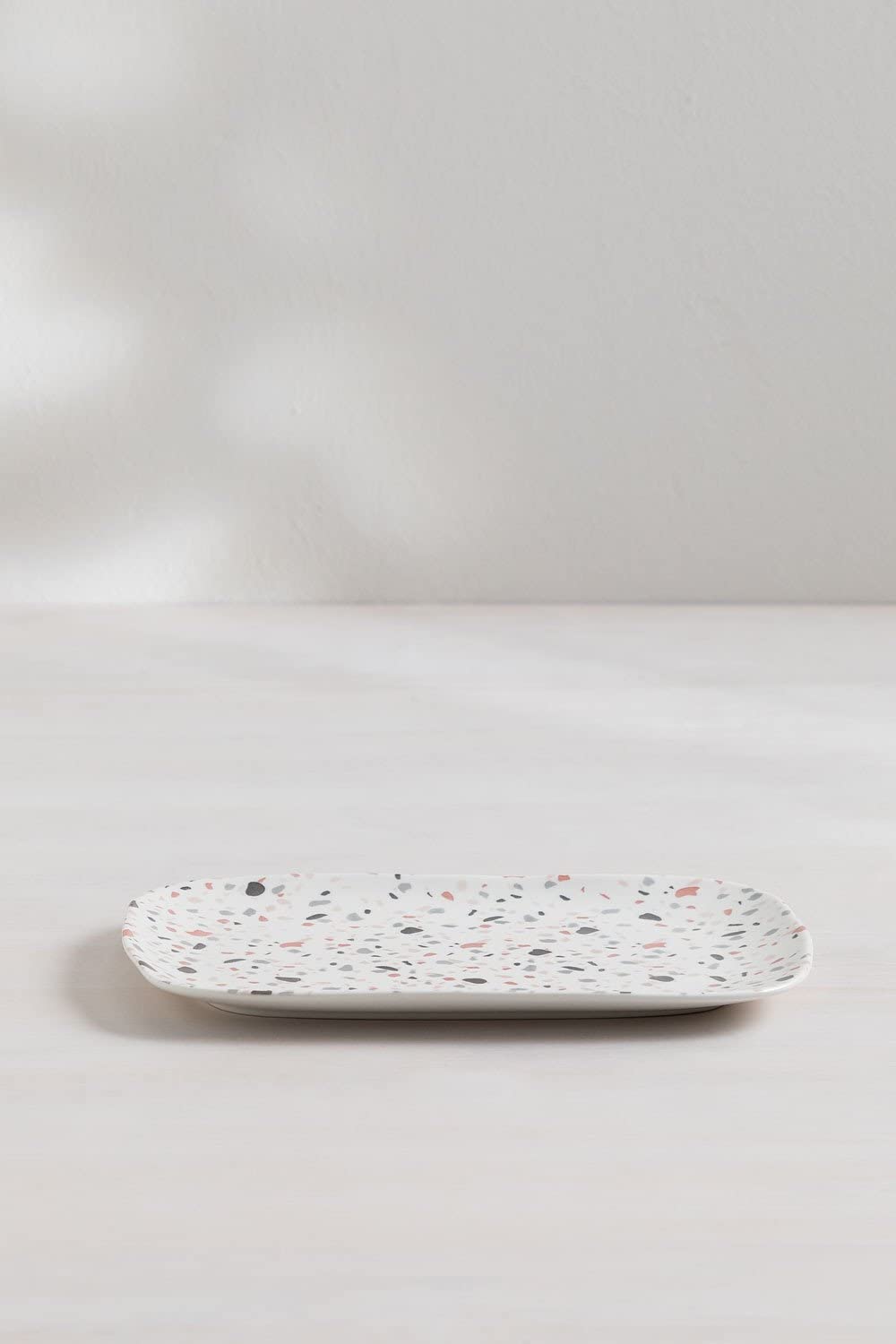Sklum Ecöh vassoi porcellana terrazzo bianco set 4 pezzi