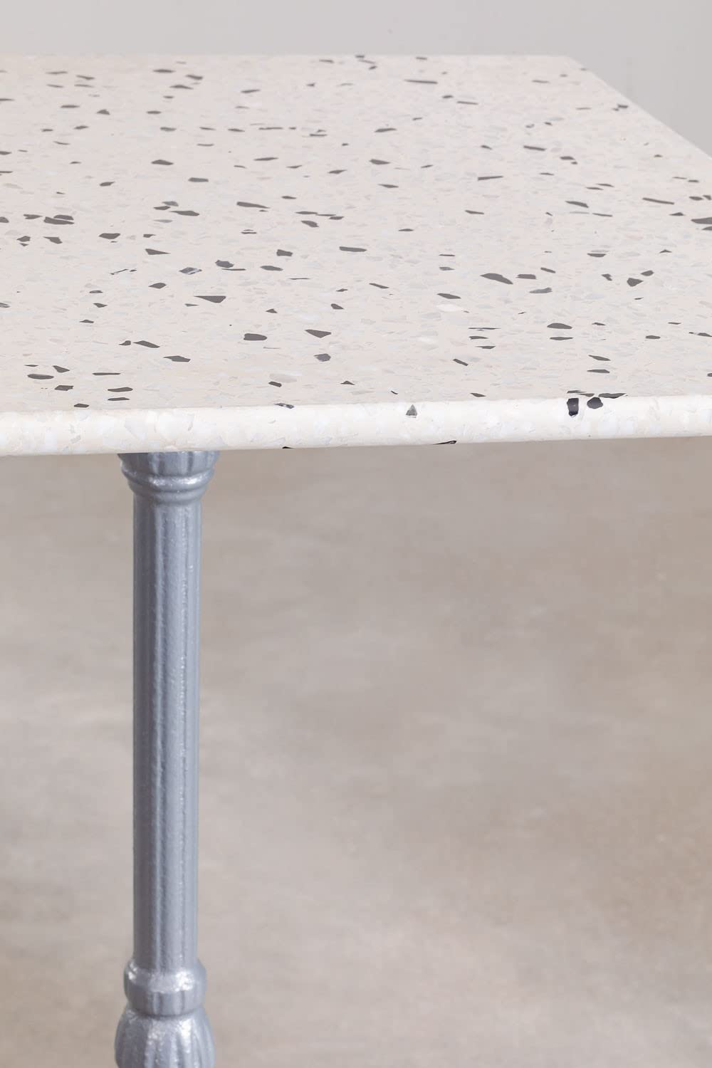 Sklum Volutto tavolo bar quadrato 60x60 grigio terrazzo