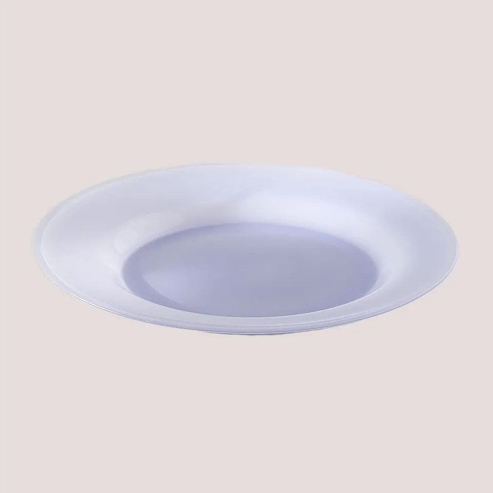 Sklum Ainara set 4 piatti piani vetro blu lavanda