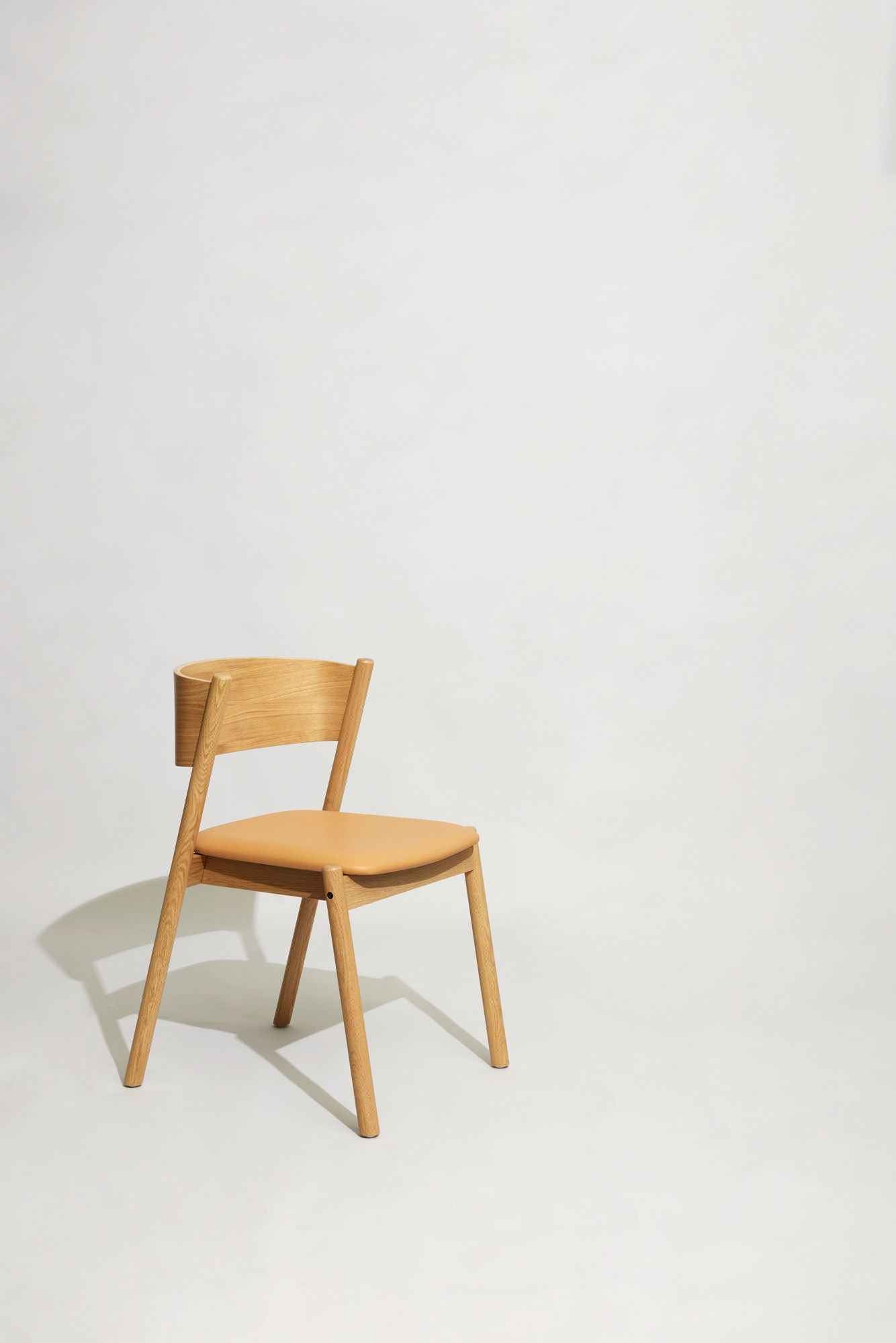 Bambua Oblique sedia pranzo rovere naturale
