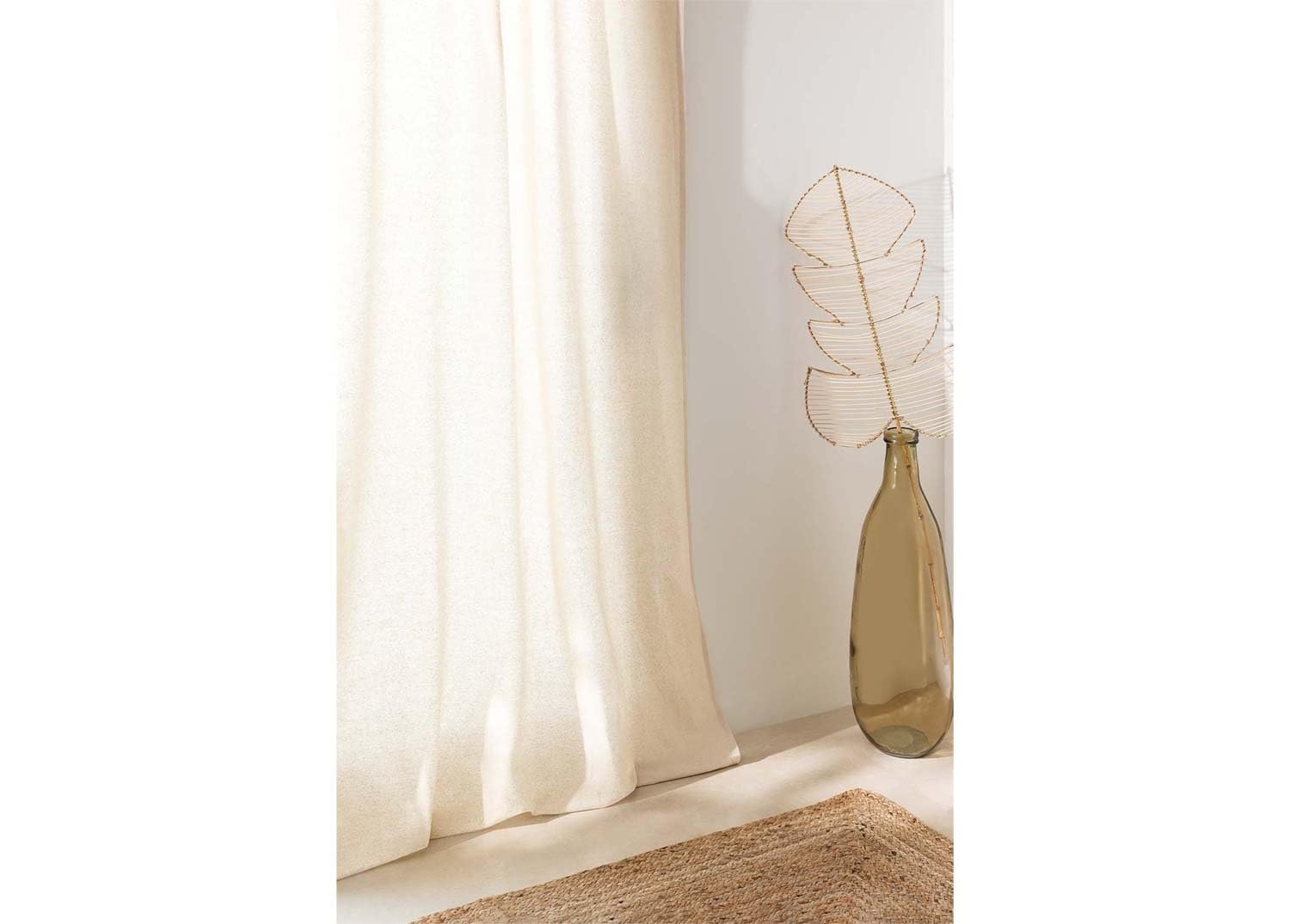 Sklum Zitra Tenda Cotone 140x260 cm Naturale