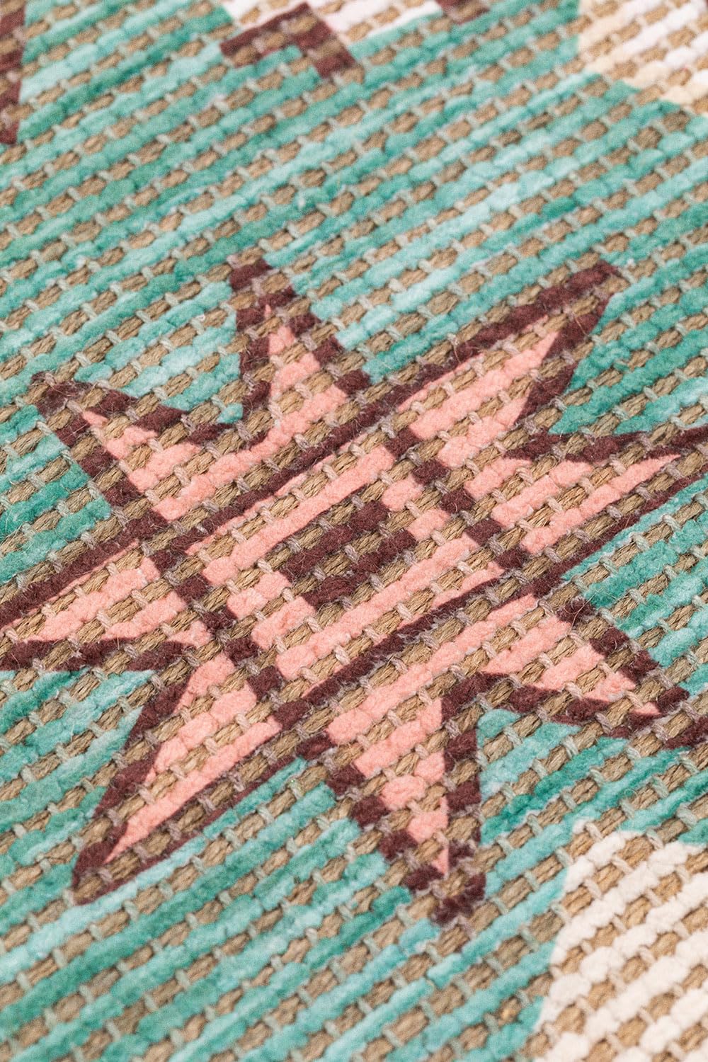 Sklum Nuada Ethnic Ocean tappeto corridoio iuta 170 cm