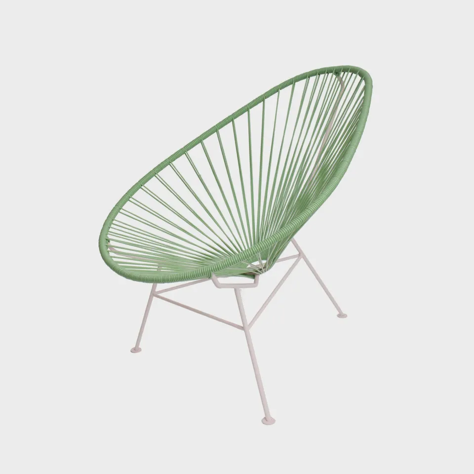 Acapulco Design Classic poltrona verde rosa da esterni