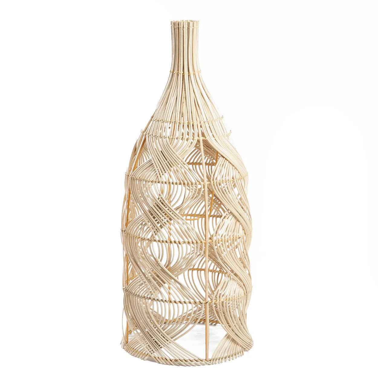 Bambua Garaffa L sospensione rattan naturale