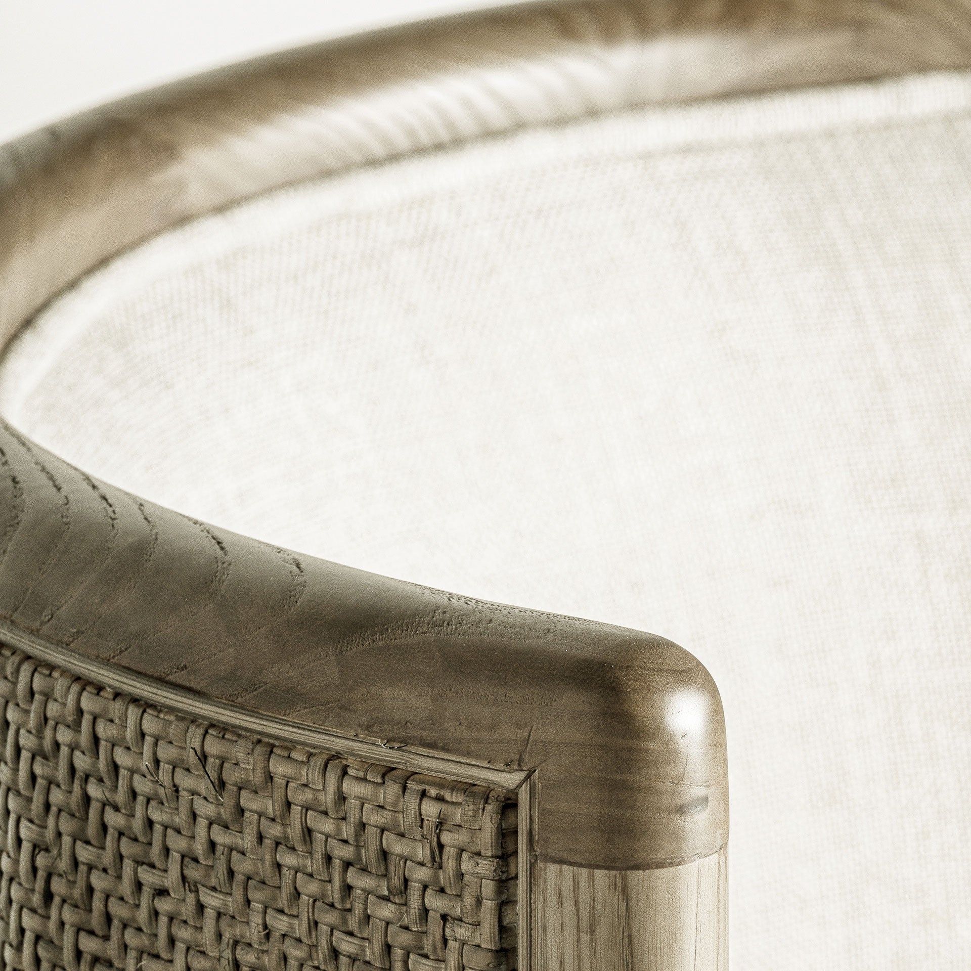 Bambua Varaire sedia rovere rattan