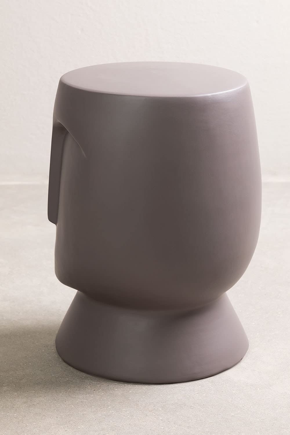 Sklum Otam tavolino rotondo ceramica marrone Ø31 cm