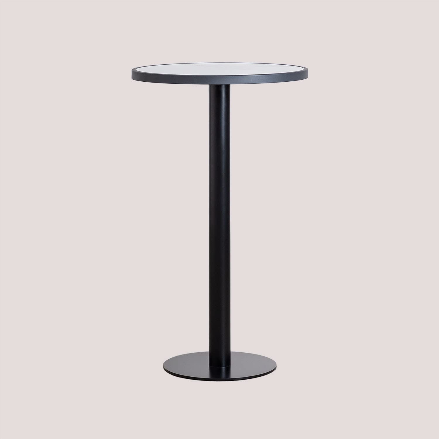 Sklum Caramel tavolo bar alto gres Ø60 cm