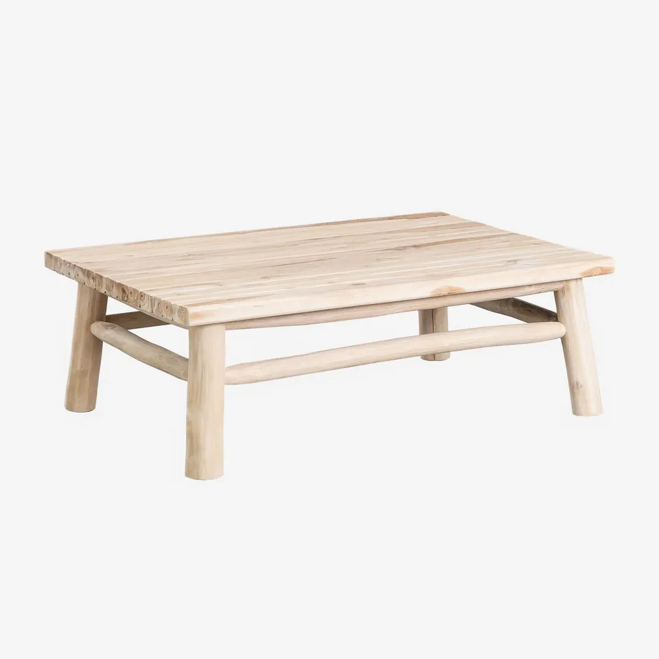 Sklum Narel tavolino giardino teak 120x80 cm