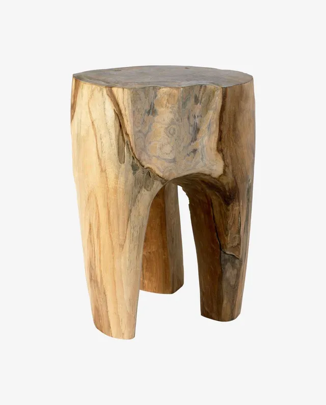 Bambua Teak sgabello radice naturale