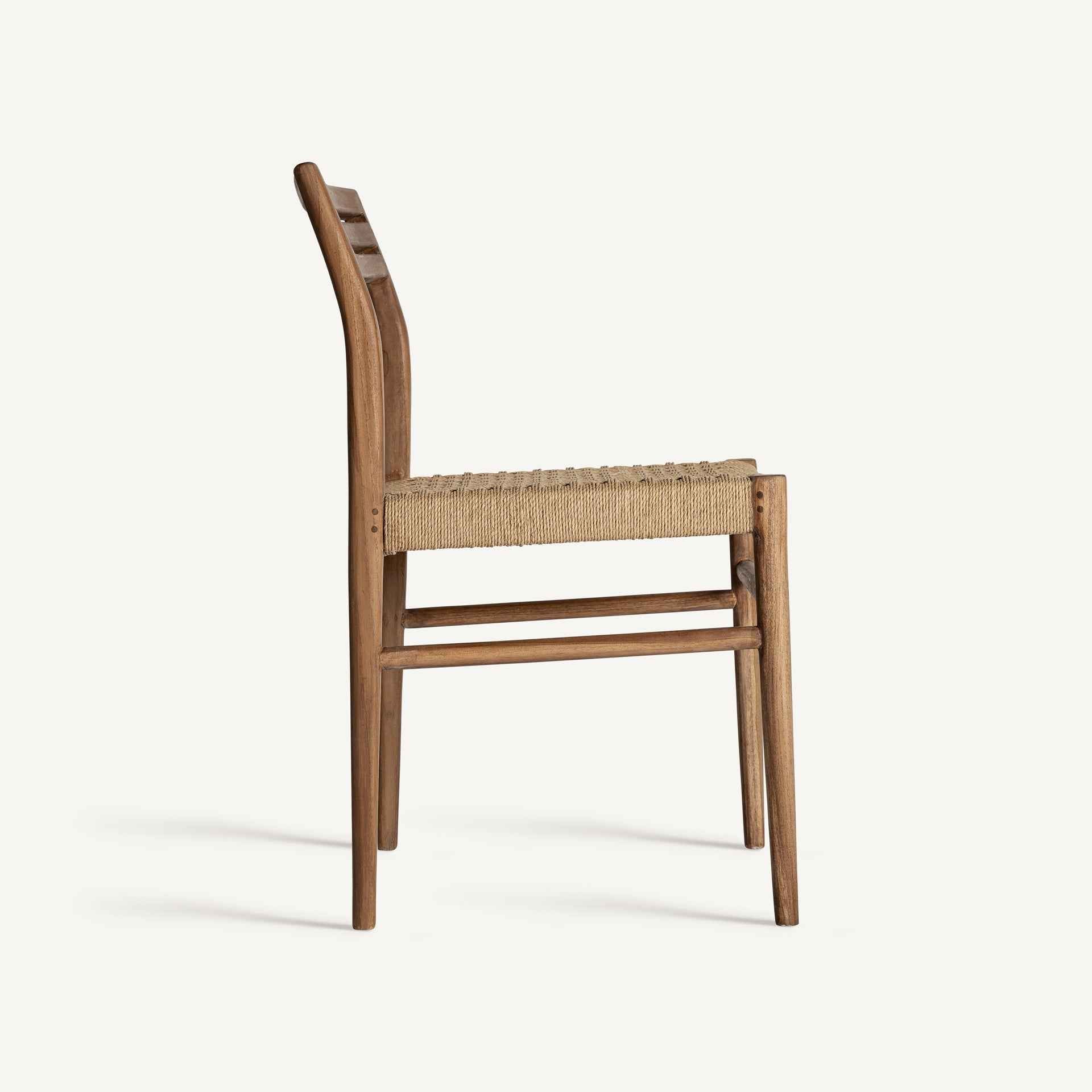 Bambua Souillac sedia pranzo teak corda