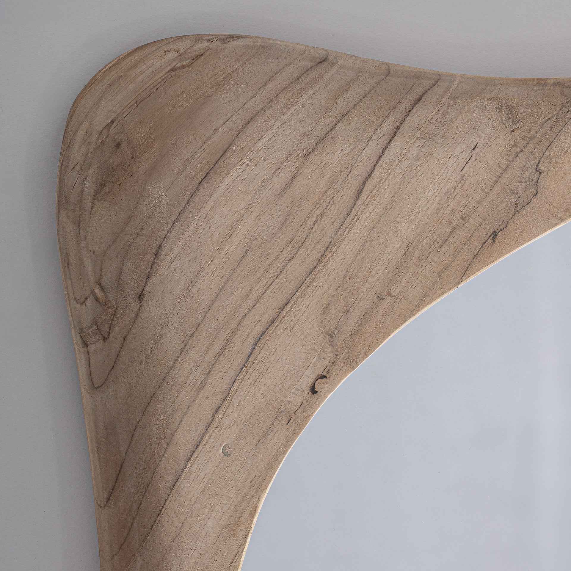 Bambua Humble specchio parete legno mango alto