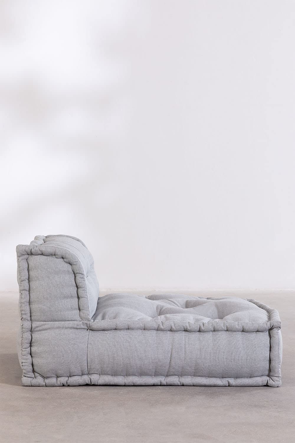 Sklum Dhel divano centrale in cotone grigio ghiaccio